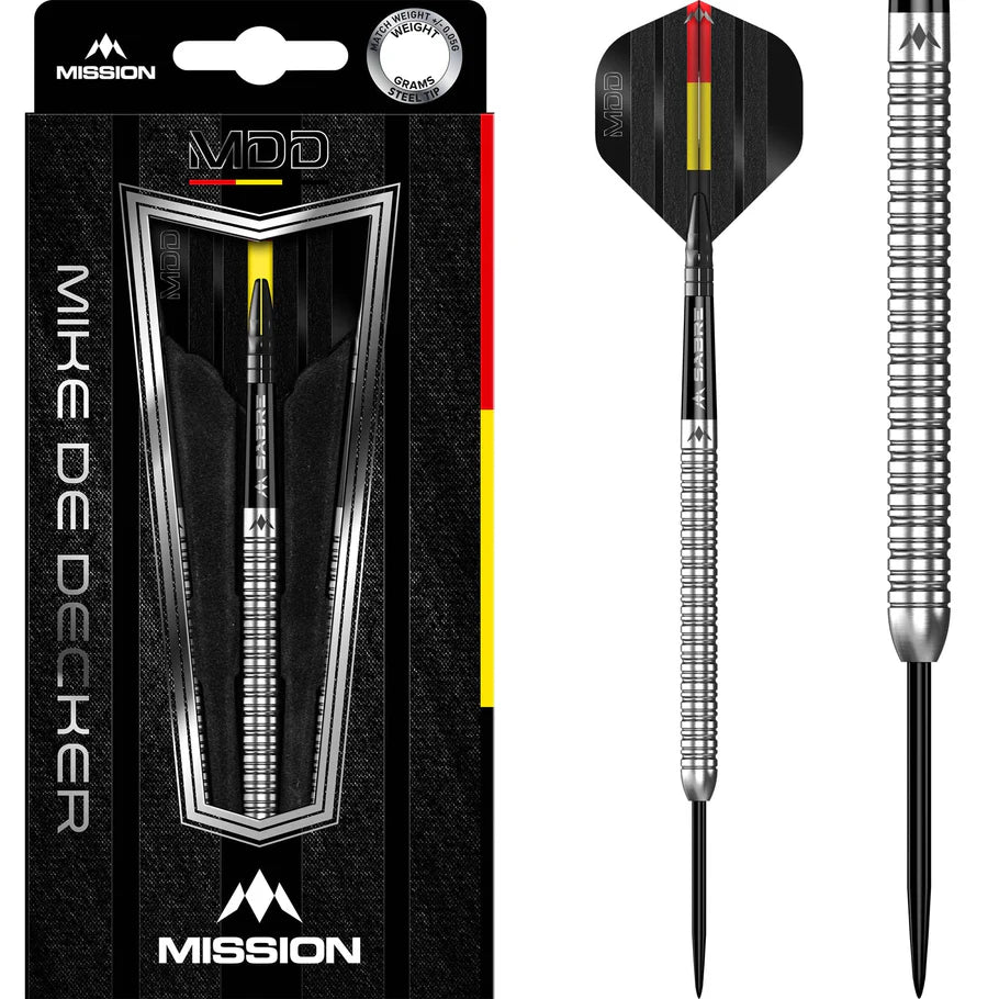 Mission - Mike De Decker Silver - 95% Tungsten Darts