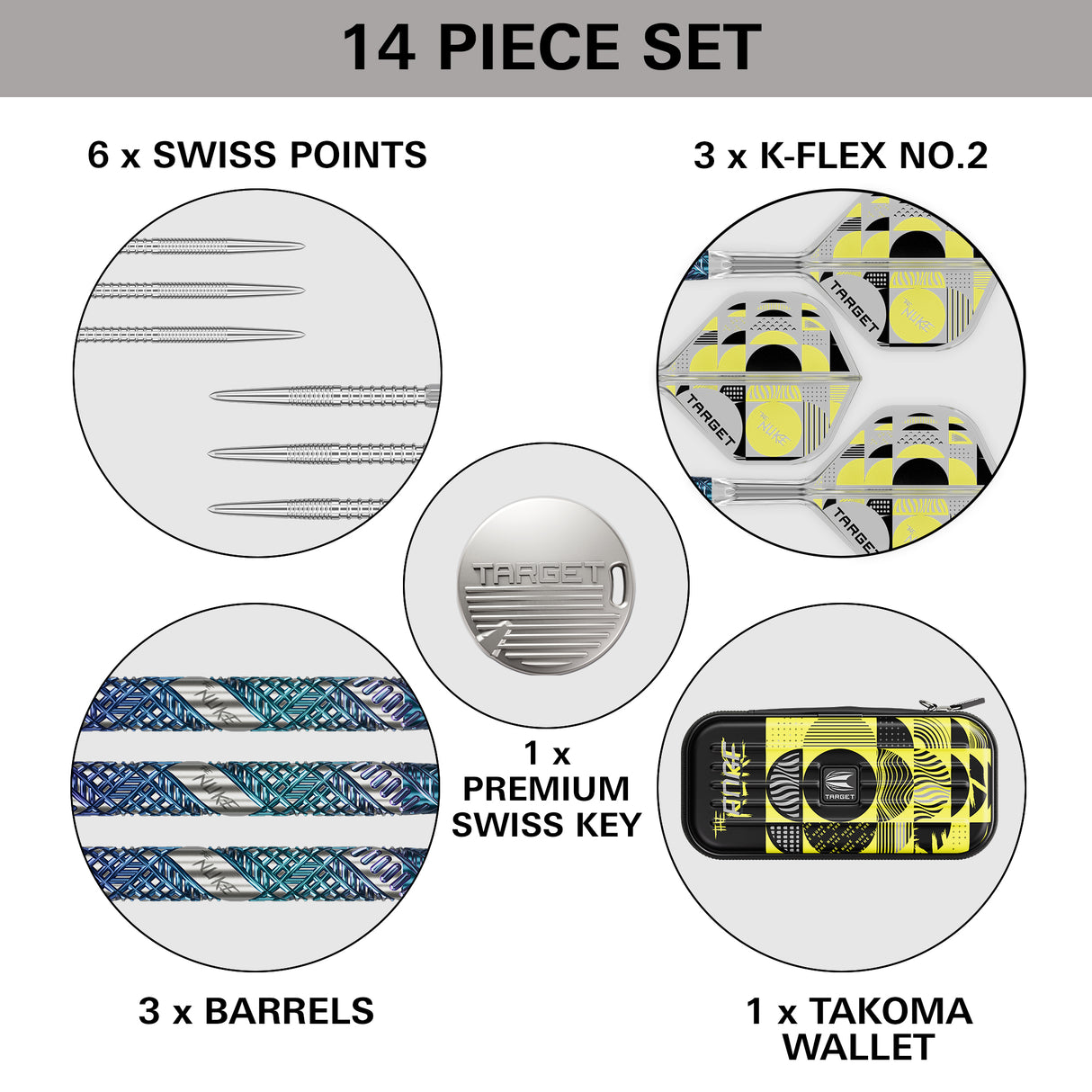 Target -  Luke Littler Edge -  95% Tungsten Darts (SP)