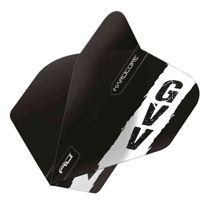 Red Dragon Gian van Veen GVV Black Logo dart flights set of three