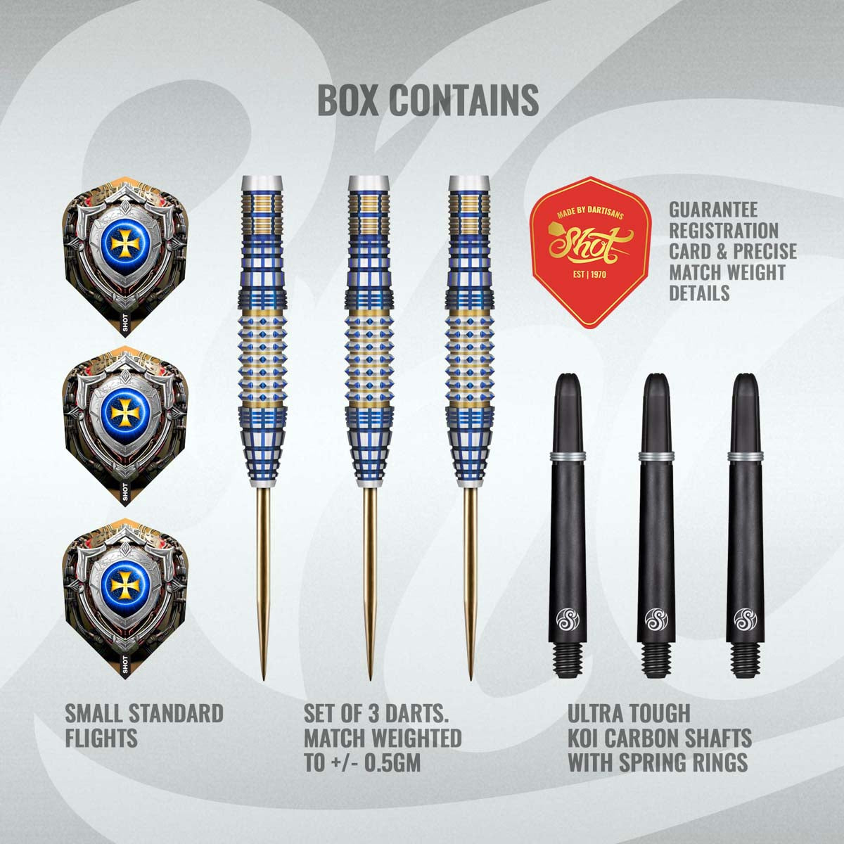 Shot - Future Knights Darkstar - 90% Tungsten Darts