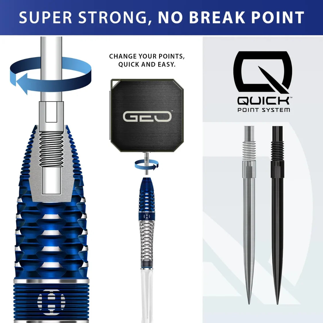 Harrows - GEO 03 Bomb - 90% Tungsten Darts (QP)