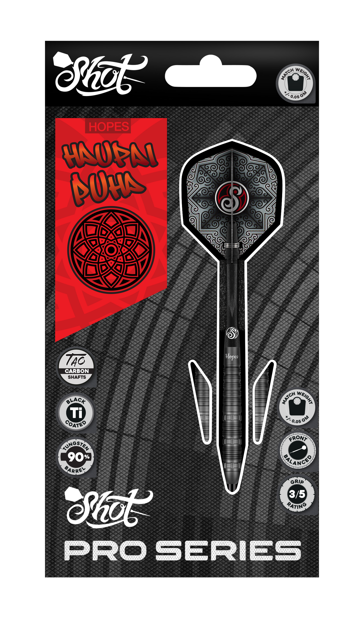 Shot - Haupai Puha 2.0 - 90% Tungsten Darts