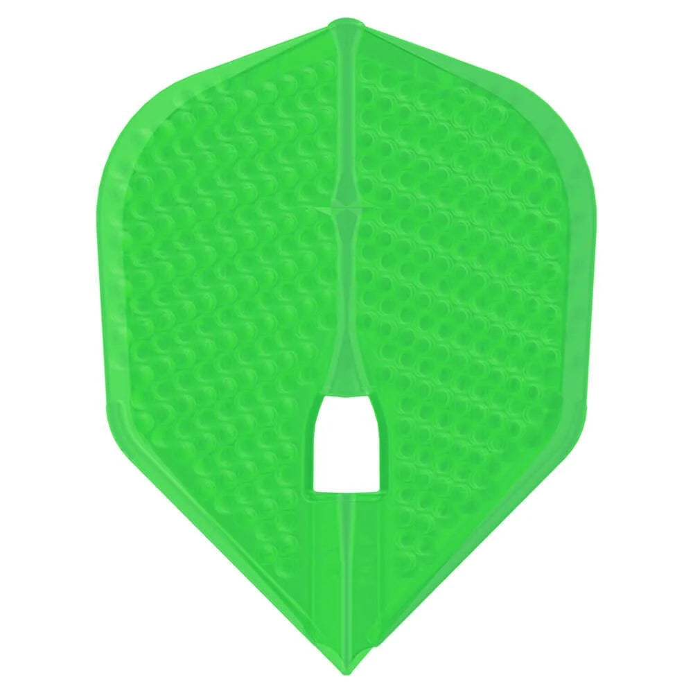 L-Style Pro L3 Dimple Flights - Lime Green