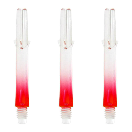 L-Style L-Shaft Locked Two Tone Clear - Red / 260