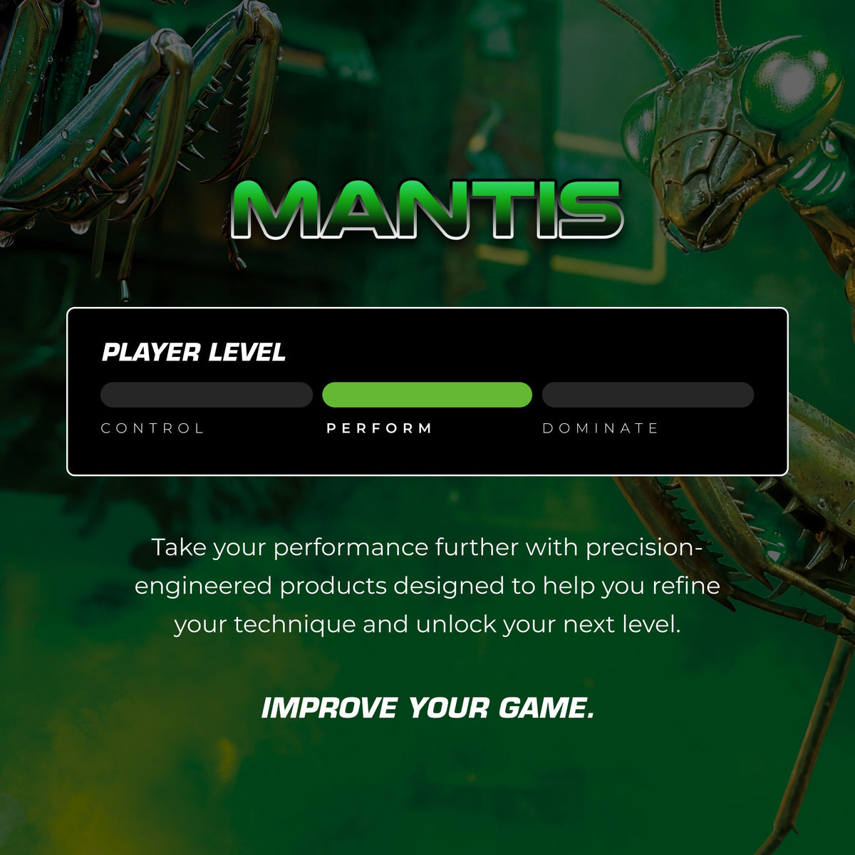 Mission Mantis 95% tungsten darts - range banner