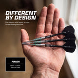 Mission Mantis 95% tungsten darts - darts in the hand