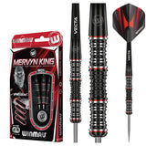 Winmau Mervyn King SE 90% tungsten darts 22g with retail packaging