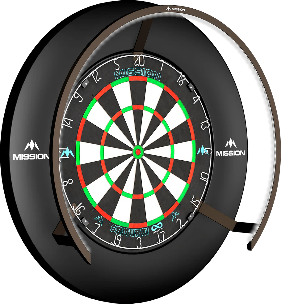 Mission Torus 270 - Dartboard Lighting - Bright White Light (5 Colours)