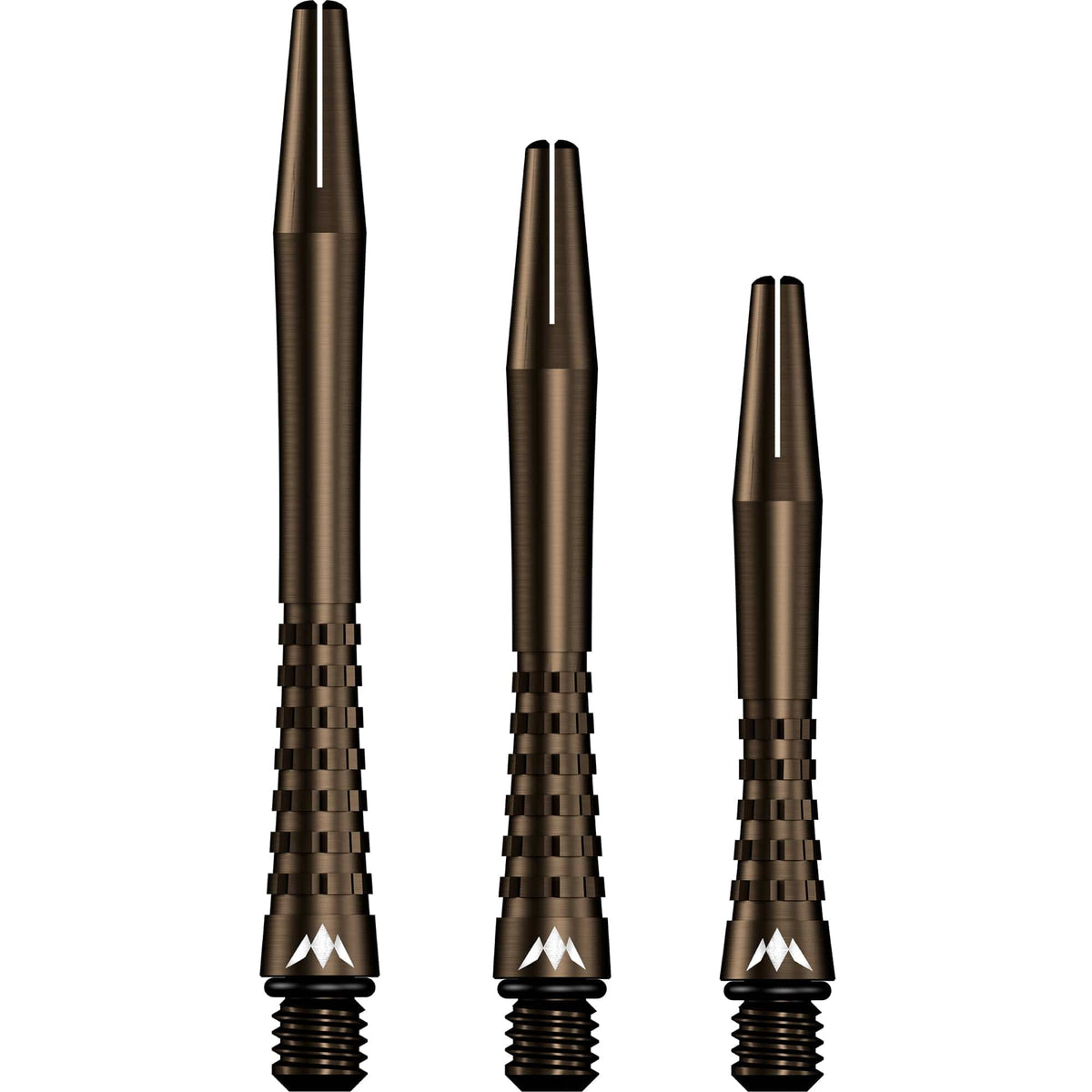 Mission Atom13 anodised aluminium dart shafts - bronze
