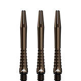 Mission Atom13 anodised aluminium dart shafts - bronze - view 3