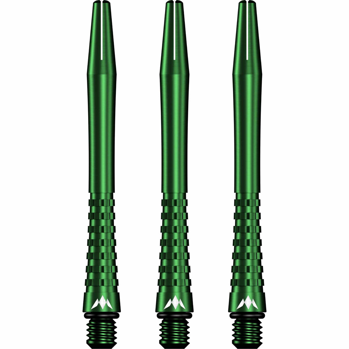 Mission Atom13 anodised aluminium dart shafts - green - view 2