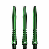 Mission Atom13 anodised aluminium dart shafts - green - view 3