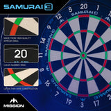 Mission - Samurai 3 Dartboard