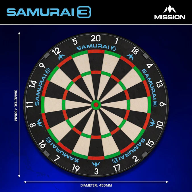 Mission - Samurai 3 Dartboard