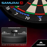 Mission - Samurai 4 Black Edition Professional Dartboard