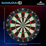 Mission - Samurai 4 Dartboard
