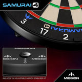 Mission - Samurai 4 Dartboard