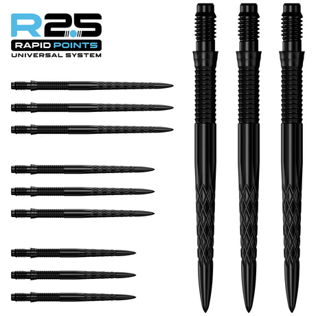 Mission - DSX R2.5 Rapid Dart Points - Black