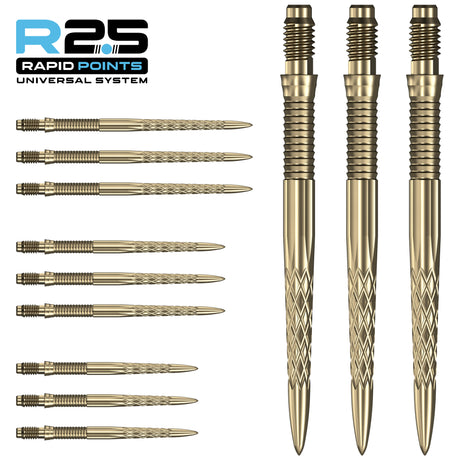 Mission - DSX R2.5 Rapid Dart Points - Gold