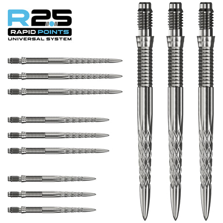 Mission - DSX R2.5 Rapid Dart Points - Silver