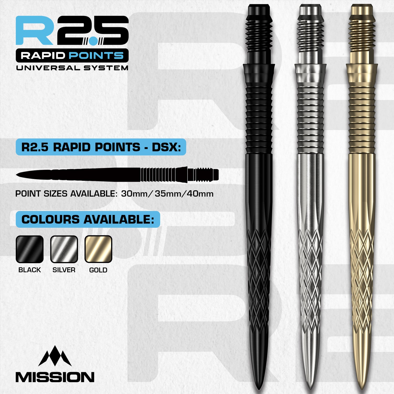 Mission - DSX R2.5 Rapid Dart Points