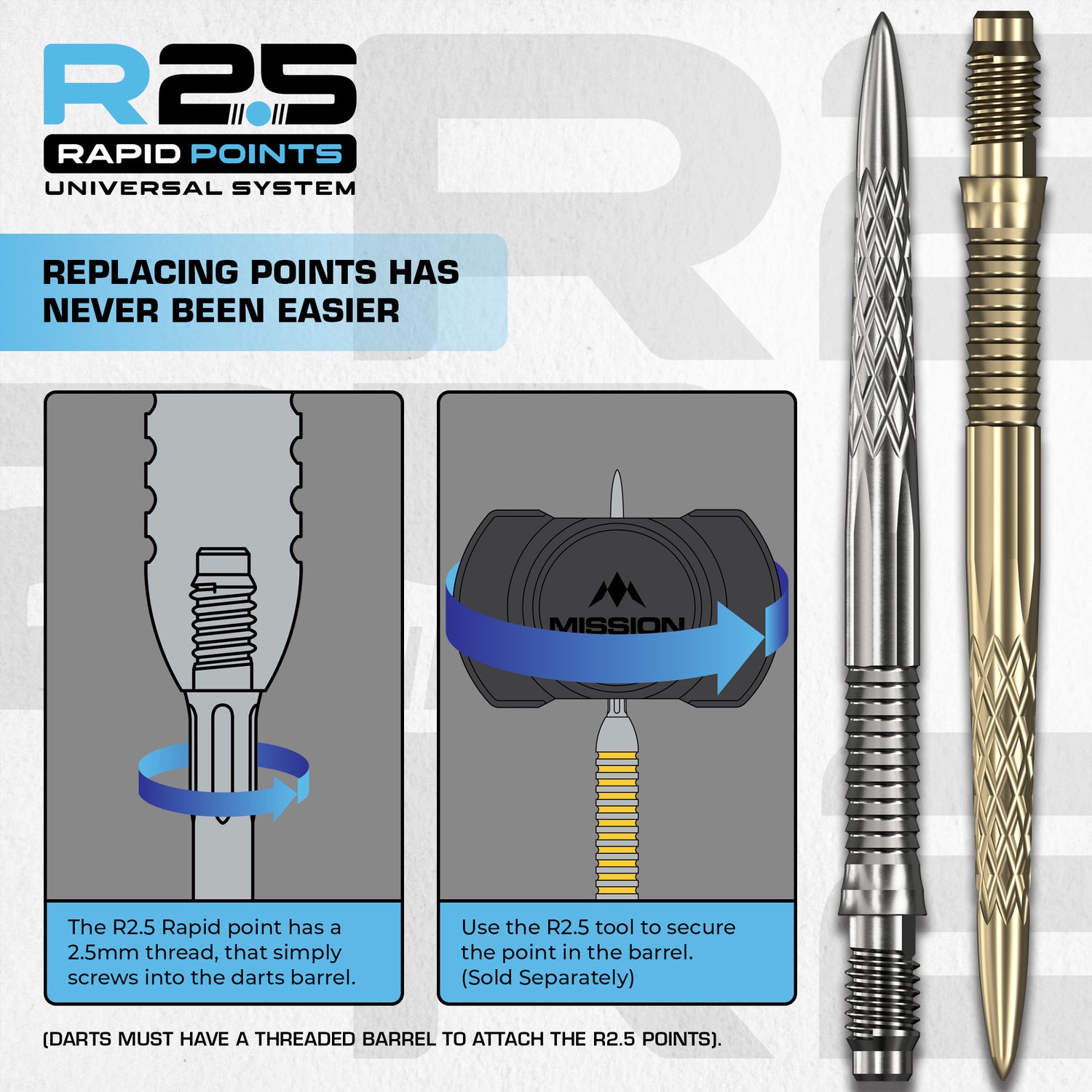 Mission - DSX R2.5 Rapid Dart Points