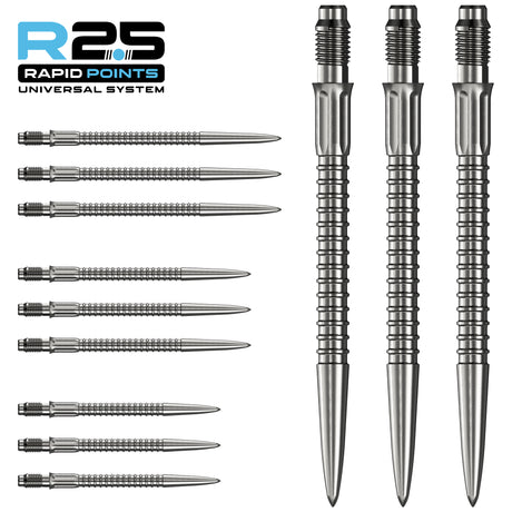 Mission - GV1 R2.5 Rapid Dart Points - Silver