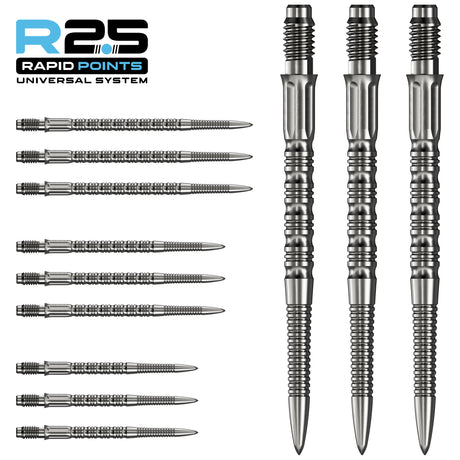 Mission - GV2 R2.5 Rapid Dart Points - Silver