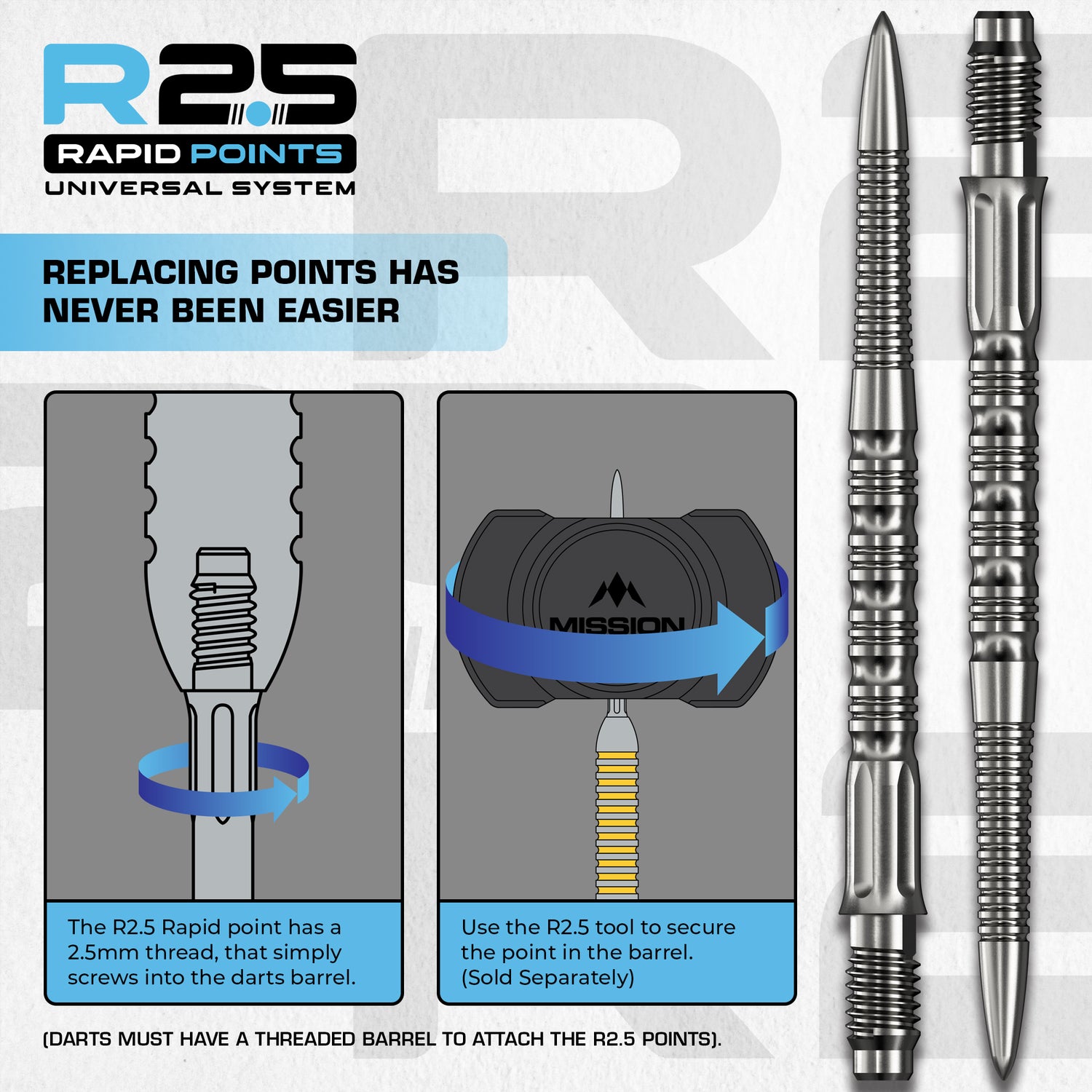 Mission - GV2 R2.5 Rapid Dart Points