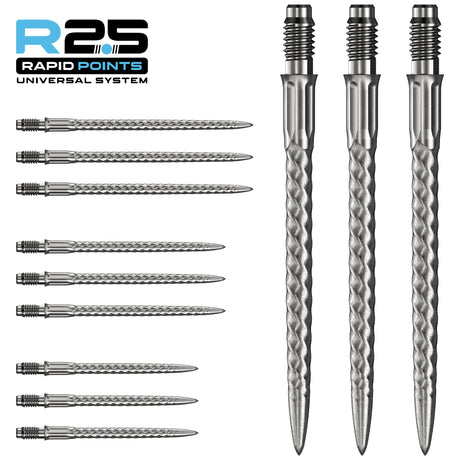 Mission - RVX R2.5 Rapid Dart Points - Silver