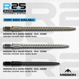 Mission - RVX R2.5 Rapid Dart Points
