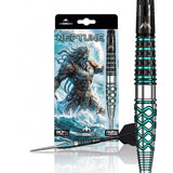Mission Neptune 90% tungsten darts - packaging and assembled dart