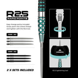 Mission Neptune 90% tungsten darts - R2.5 Rapid Points sets included