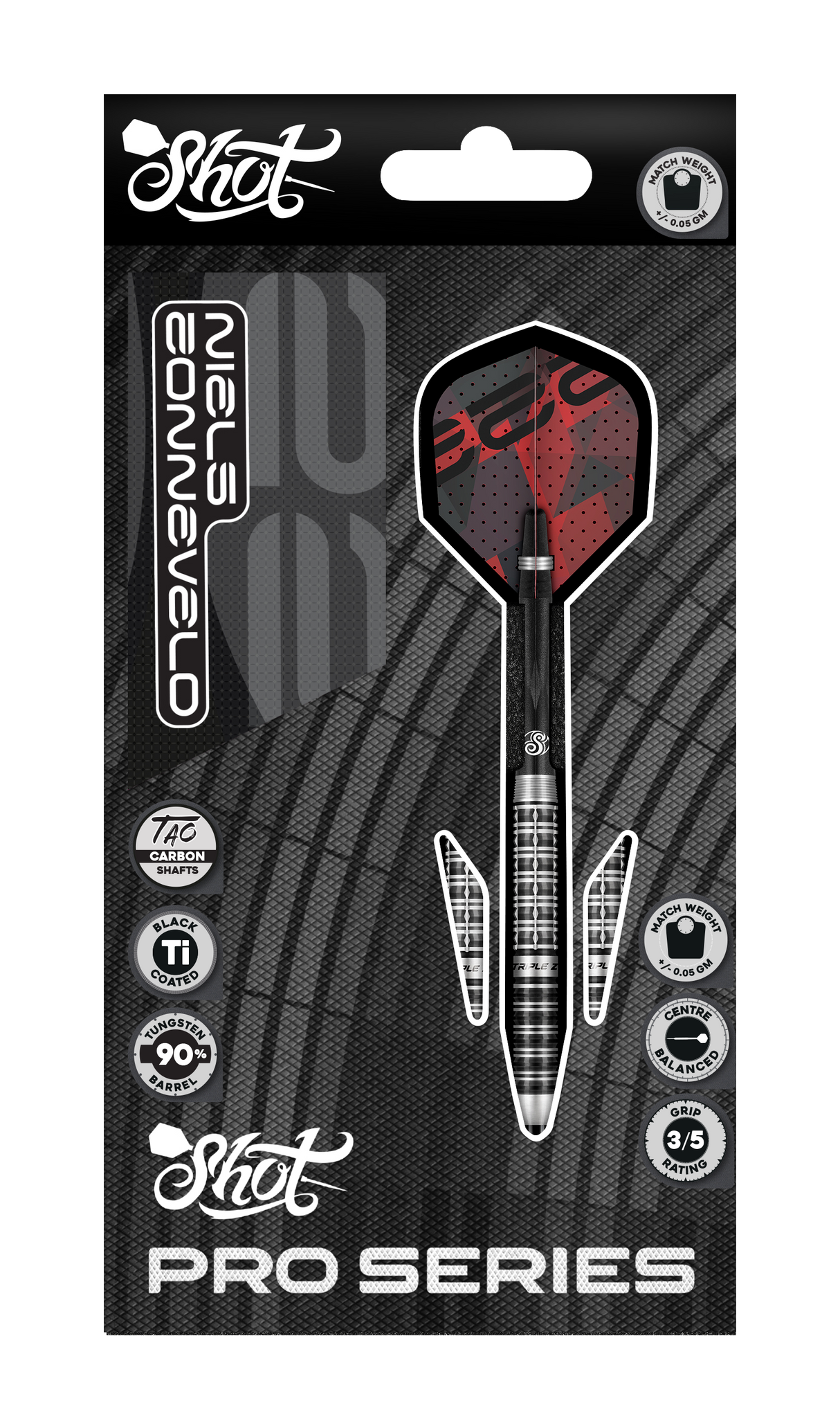 Shot - Niels Zonneveld 2.0 - 90% Tungsten Darts