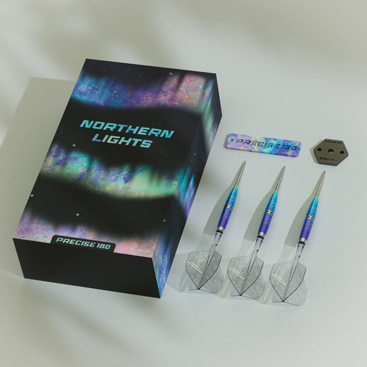 Precise 180 - Northern Lights - 90% Tungsten Darts