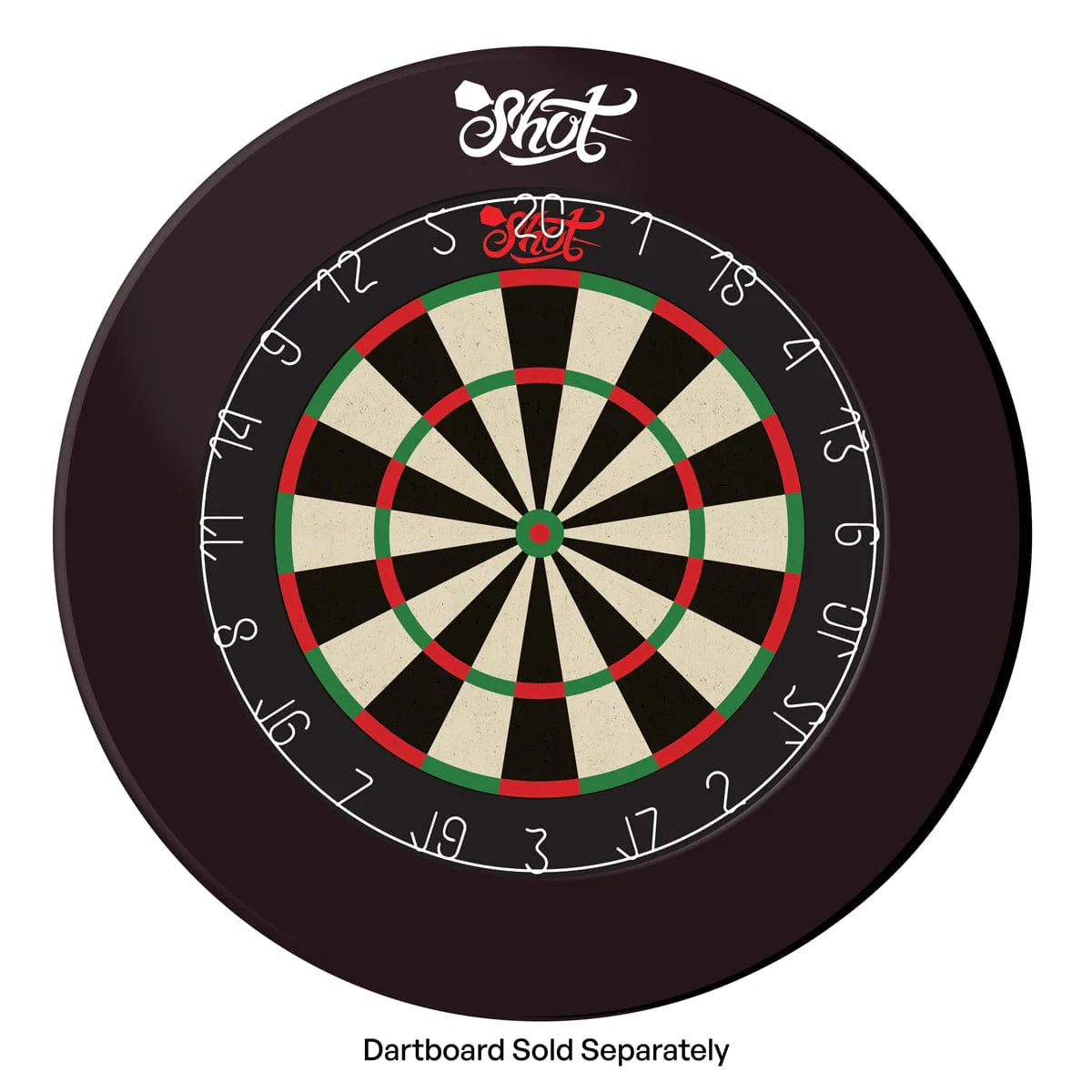 Shot - Logo Black Dartboard Surround