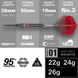 Target - Nathan Aspinall 95k - 95% Tungsten Darts (SP)
