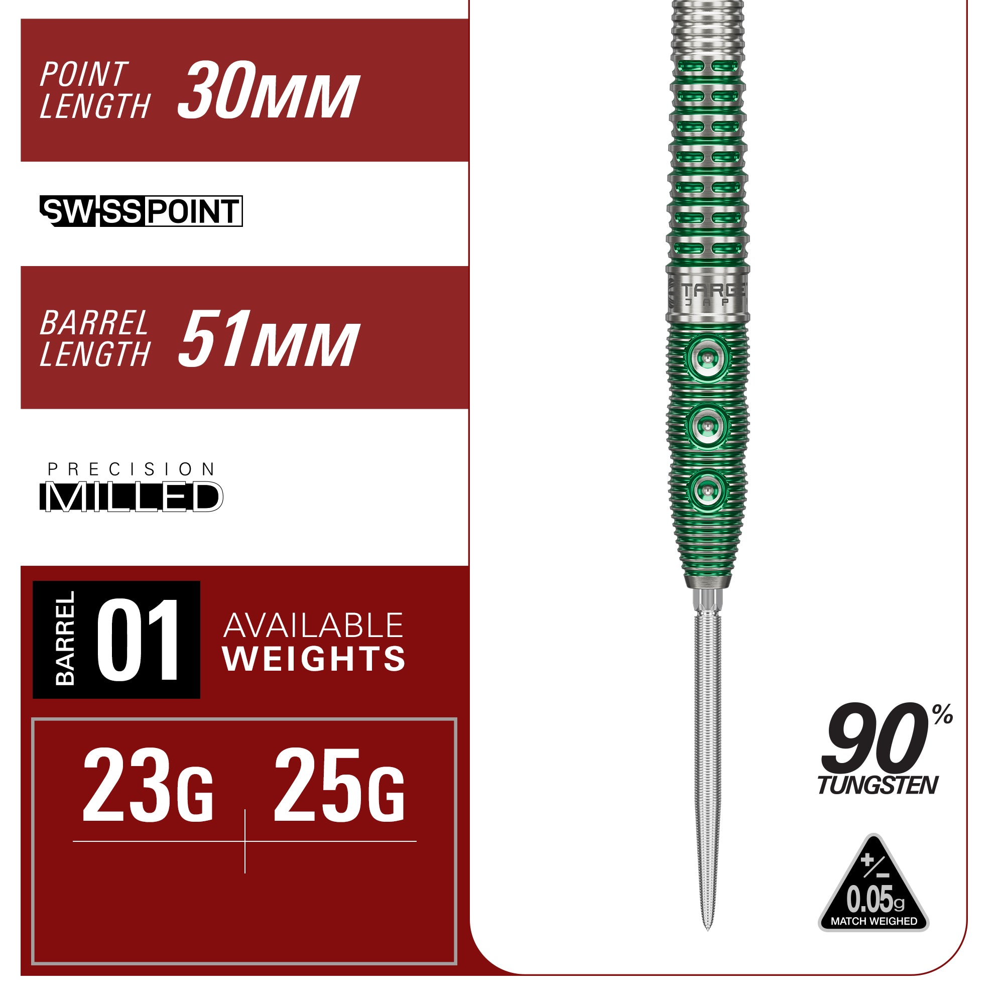 Target Japan - Motomu Sakai Xeno - 90% Tungsten Darts (SP