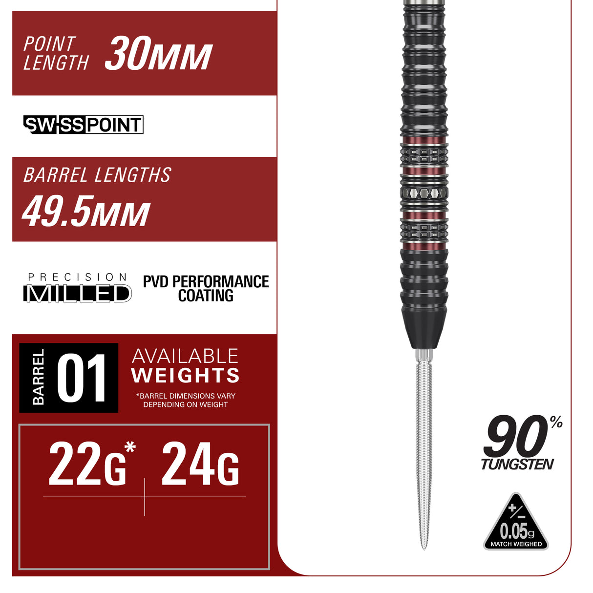 Target Japan - Kosuzu Iwao Diamond G4 - 90% Tungsten Darts (SP)