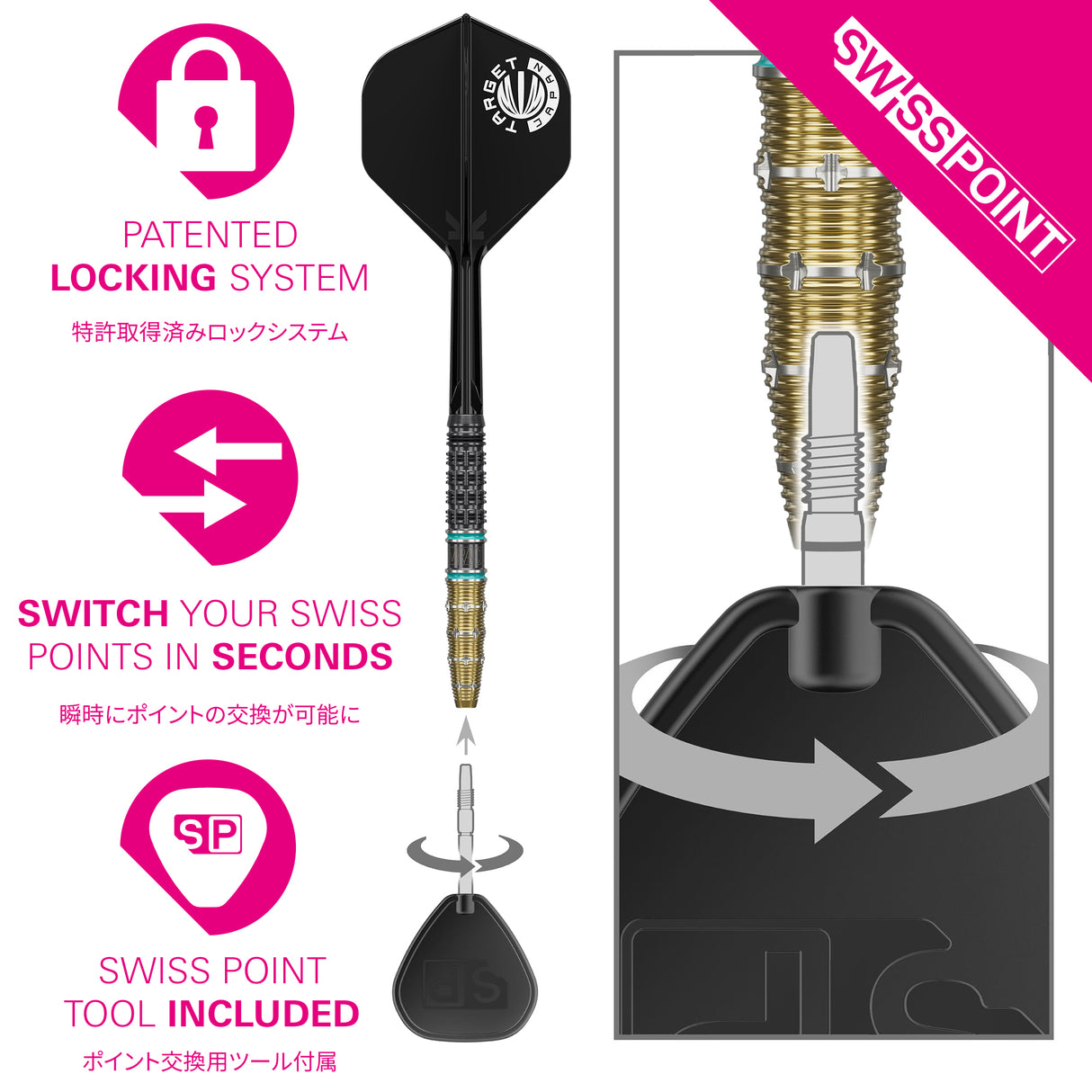 Target Japan - Mikuru Suzuki The Miracle G7.5 - 95% Tungsten Darts (SP)