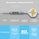 Precise 180 - Bela Double Dipper - 90% Tungsten Darts