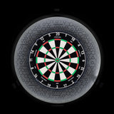 Precise 180 Endorphine Pro surround fitted around a bristle dartboard, front view