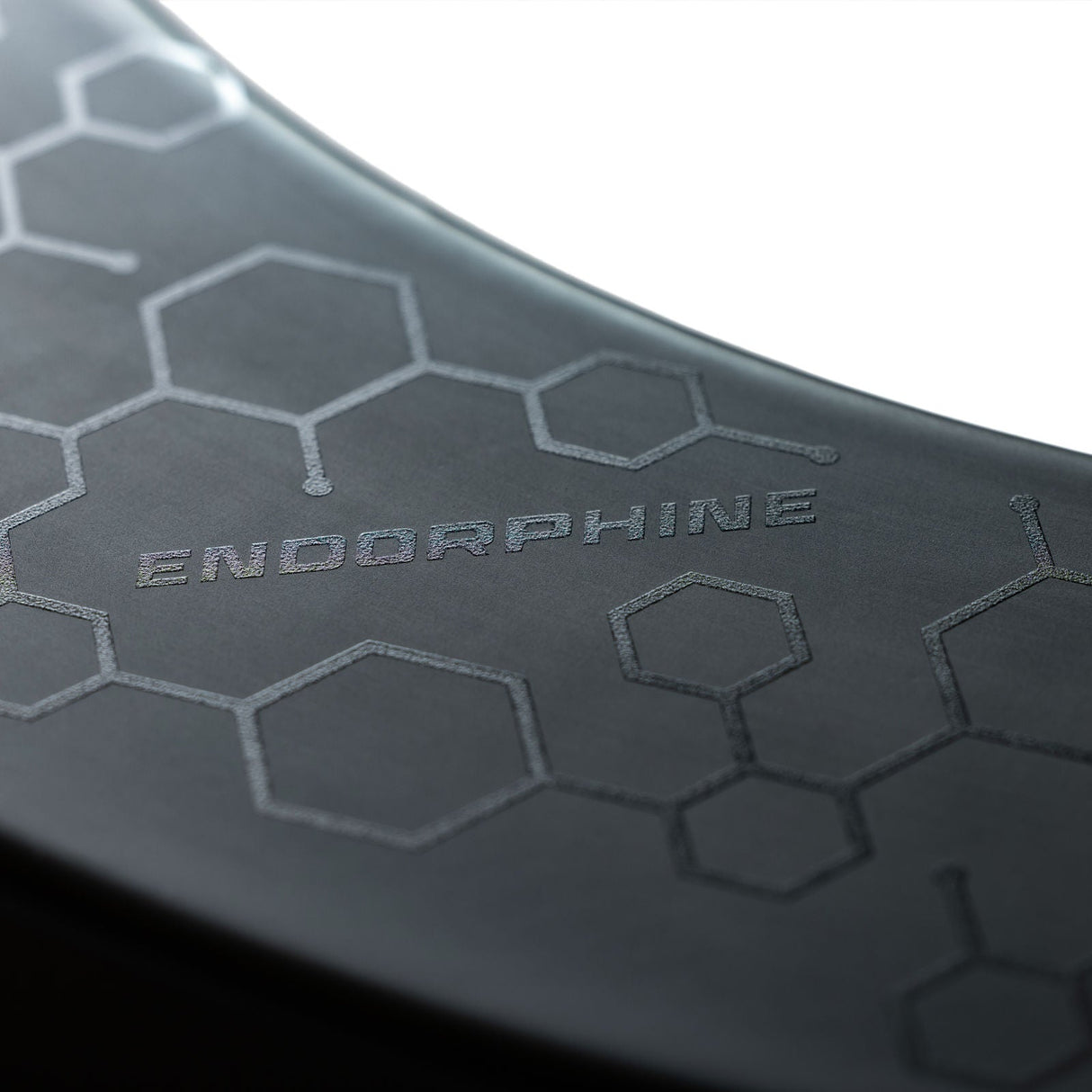 Close-up of the Endorphine branding on the Precise 180 Pro surround
