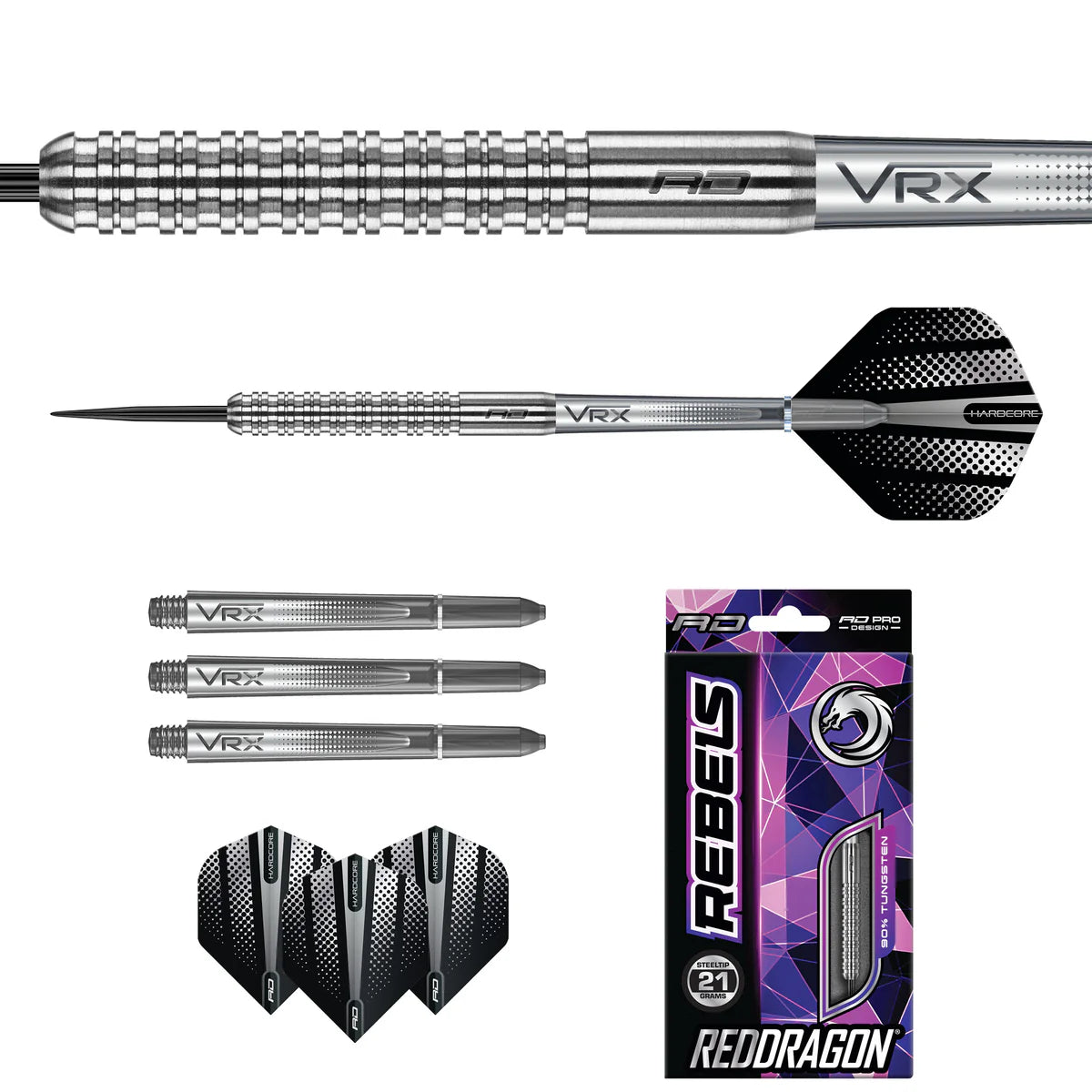 Red Dragon - Rebel - 90% Tungsten Darts