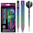 Red Dragon Razor Edge Spectron 85% tungsten darts with retail packaging