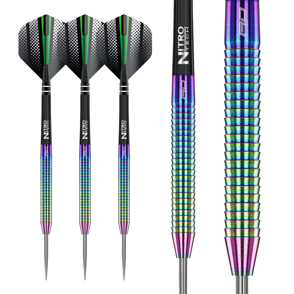 Set of three Red Dragon Razor Edge Spectron darts