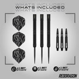 Red Dragon - Peter Wright Black Mamba - 90% Tungsten Darts