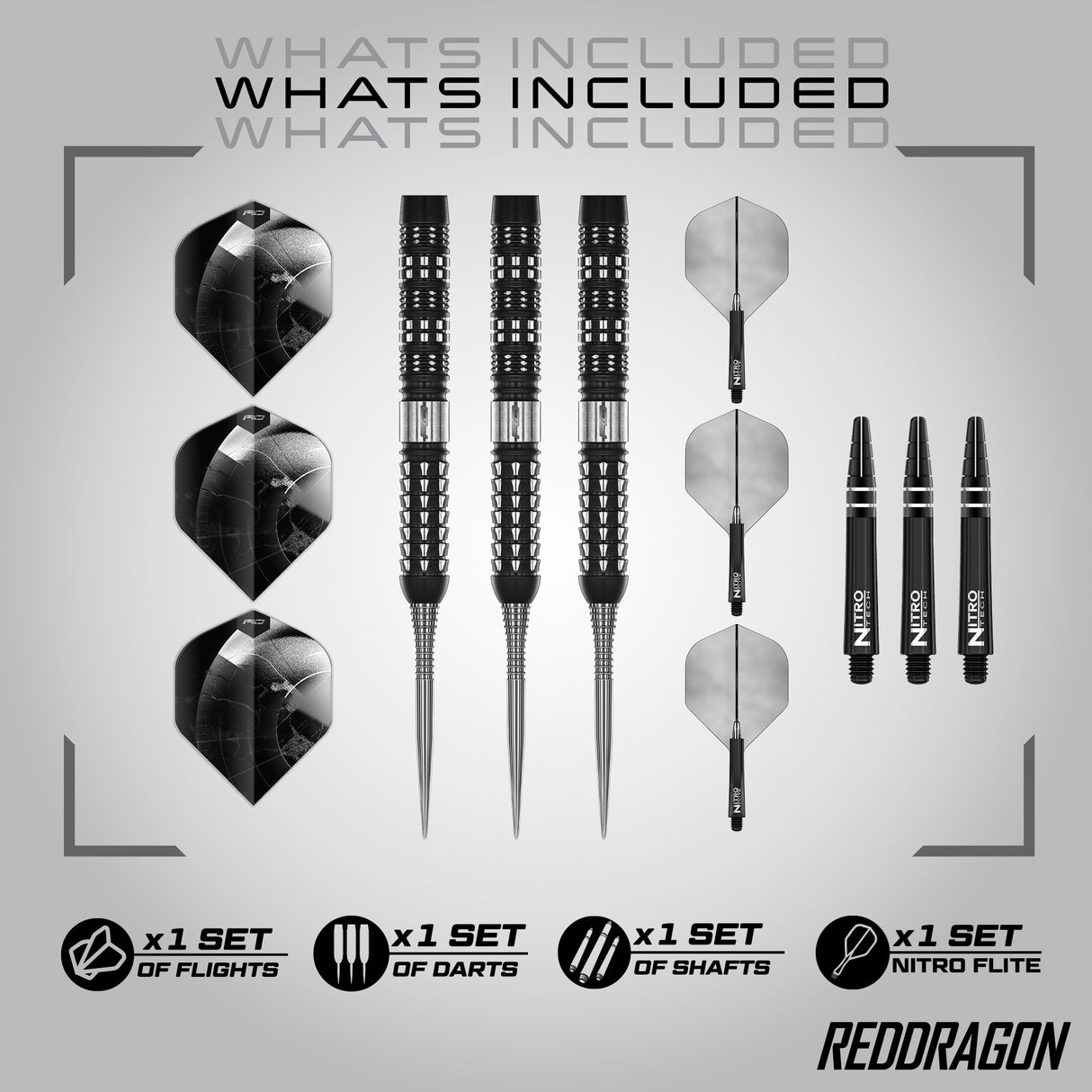 Red Dragon - Recon Parallel - 90% Tungsten Darts