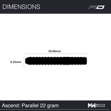 Red Dragon - Ascend Parallel - 90% Tungsten Darts