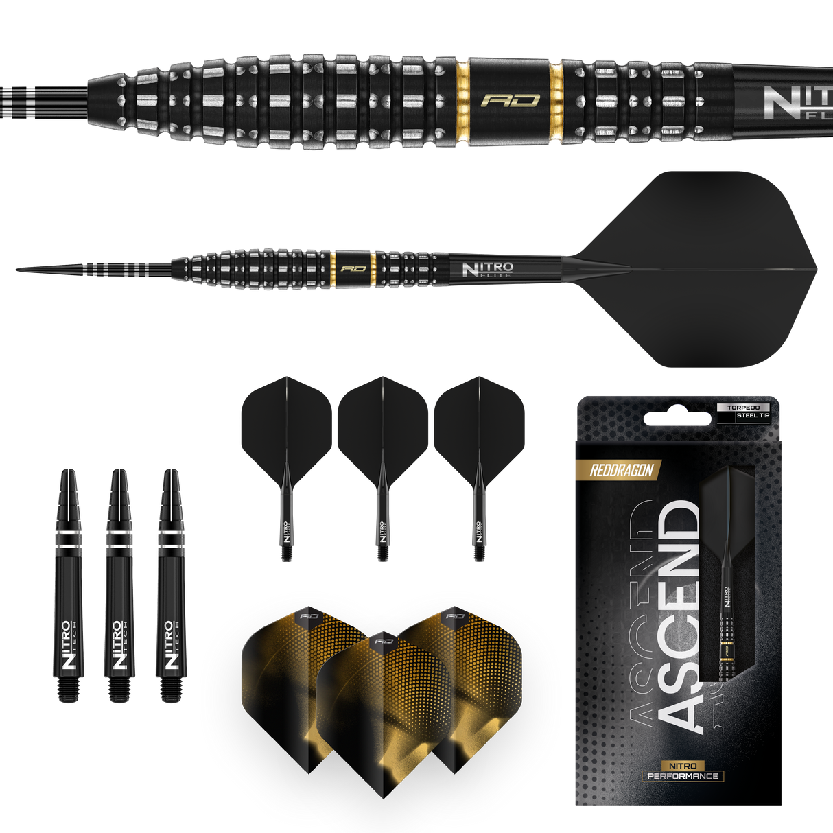 Red Dragon - Ascend Torpedo - 90% Tungsten Darts